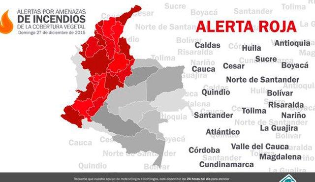 Incendios mapa